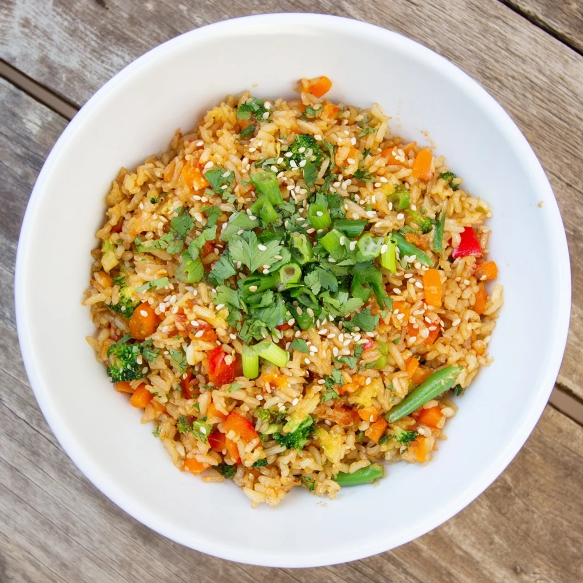 Crispy Vegetable Fried Rice