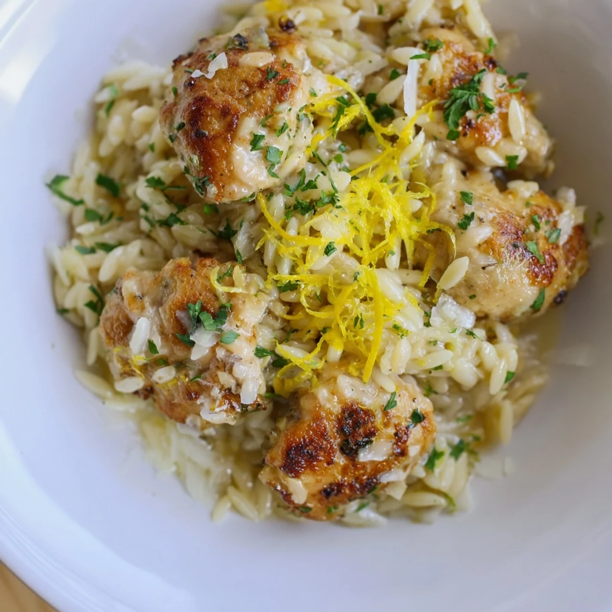 Creamy Lemon Chicken Orzo