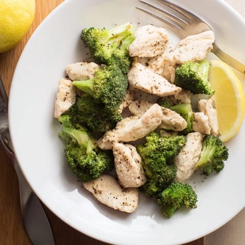 Microwave Steamed Chicken Broccoli