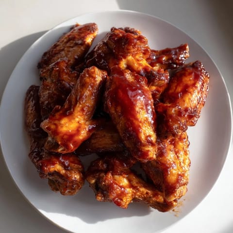 Baked Sticky Honey BBQ Wings #82