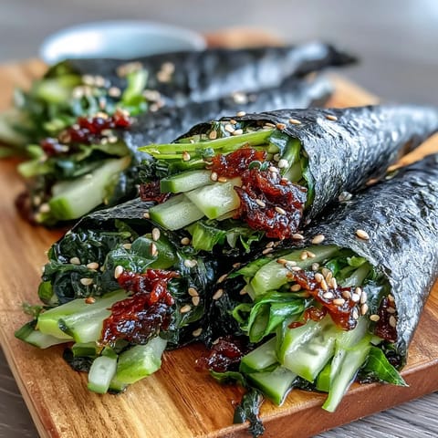 Seaweed Sushi Hand Rolls
