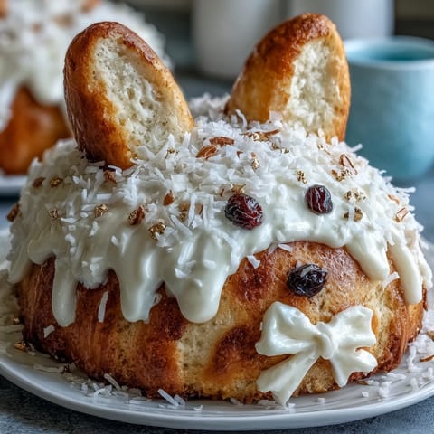 Sparkle Easter Bunny Cake