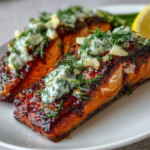 Garlic Butter Salmon Asparagus