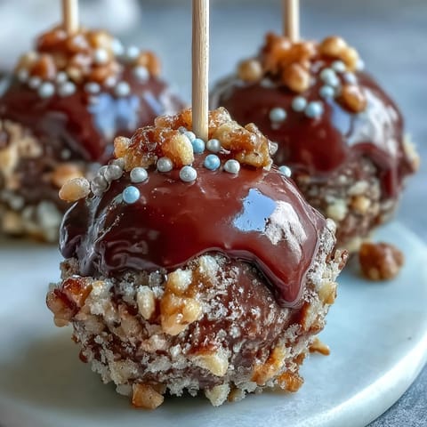 Pot of Gold Cake Pops with festive black candy coating and golden sprinkle coins, perfect for St. Patrick's Day dessert tables.