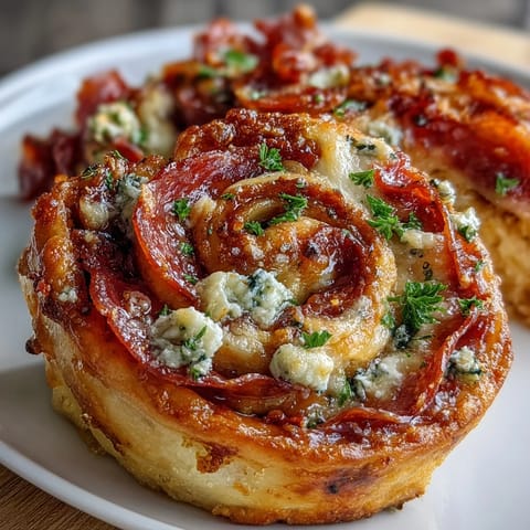 Italian Sub Pinwheel Wraps on a colorful platter, showcasing savory layers of deli meats and cheeses rolled into bite-sized appetizers.  