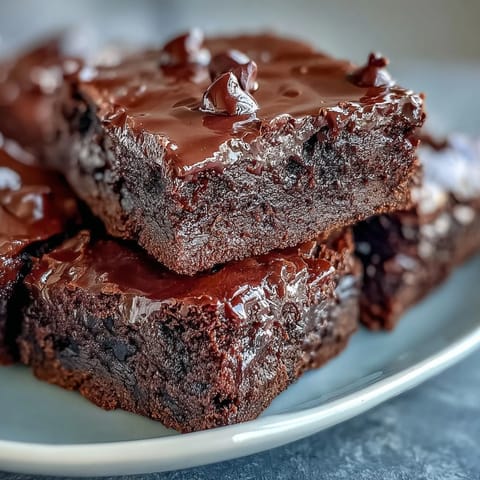 Fudgy Fiber-Maxxing Bean Brownie Bites, a gluten-free treat studded with chocolate chips.
