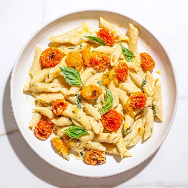 Tempting Boursin cheese pasta, with a perfect creamy sauce coating each pasta shape for dinner.