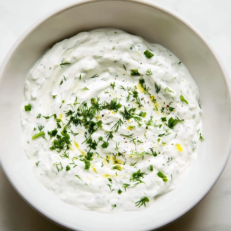 A vibrant bowl of lightened-up Greek Yogurt Ranch Dip, perfect for dipping carrots and celery sticks.