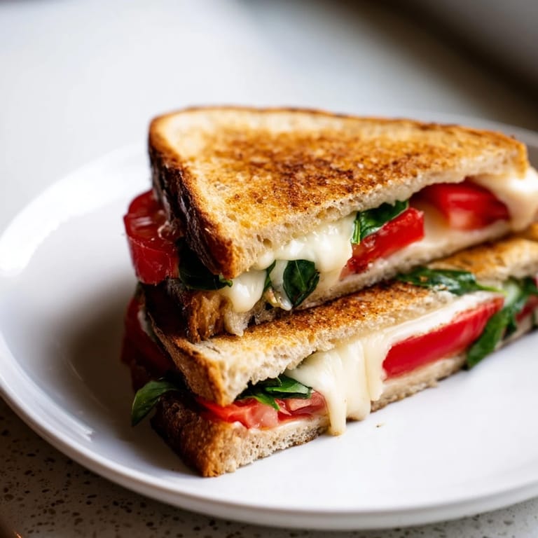 Grilled Mediterranean Panini Press Innovations flatbread with eggplant, zucchini, feta, and roasted red peppers.