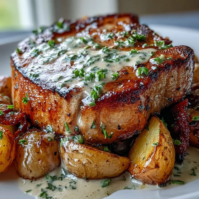 Savory Crockpot Ranch Pork Chops plated for a comforting weeknight dinner.