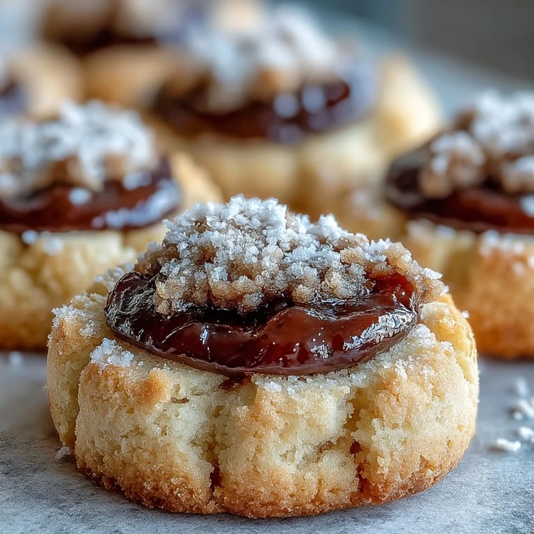 Freshly baked Torticas de Guayaba cookies served on a dessert plate with a glass of milk and tropical greenery accents.