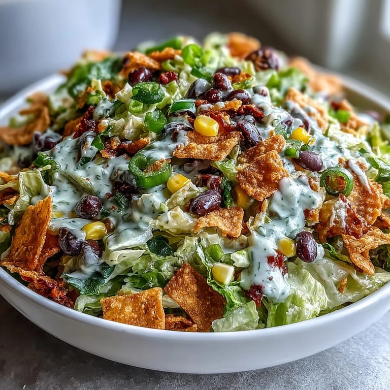 Vibrant vegetarian Frito Cowboy Cabbage side dish served on a plate with a lime wedge and cilantro garnish.