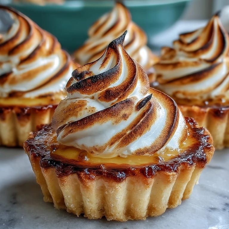 Slice of passionfruit tart featuring glossy meringue topping and bright yellow passionfruit filling in a crisp, golden crust.  