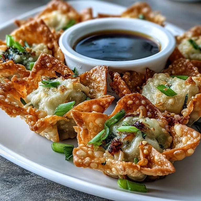 Gluten-free dumpling bites stuffed with seasoned ground chicken, shredded carrot, and zucchini, wrapped in delicate rice paper.  