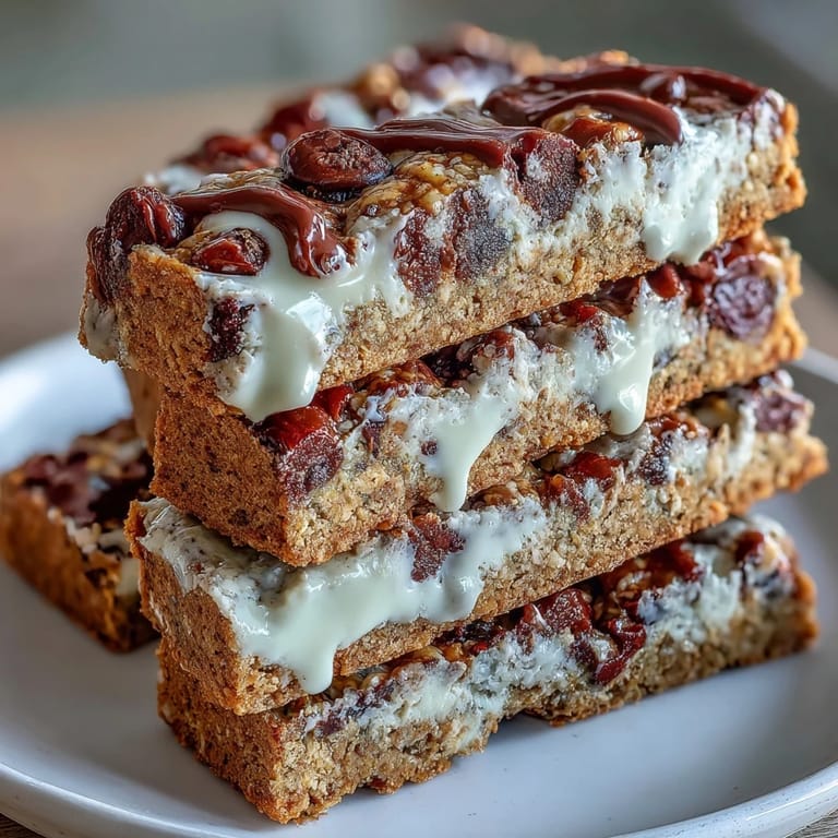 2. Chewy, no-bake cookie dough protein bars made with almond butter, maple syrup, and mini chocolate chips for a satisfying snack.  