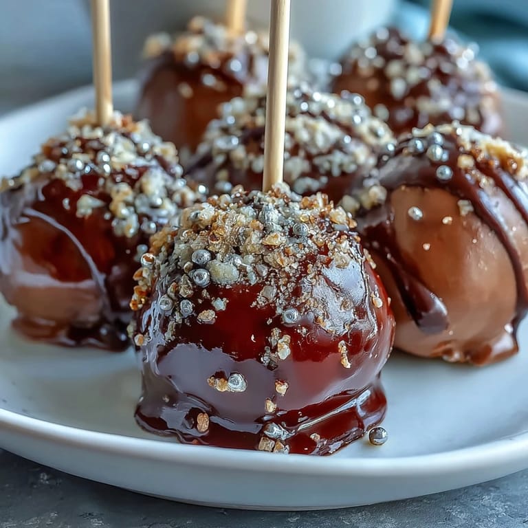 Decorative Pot of Gold Cake Pops shaped like mini cauldrons, coated in black candy melts and topped with shimmering gold sprinkles.
