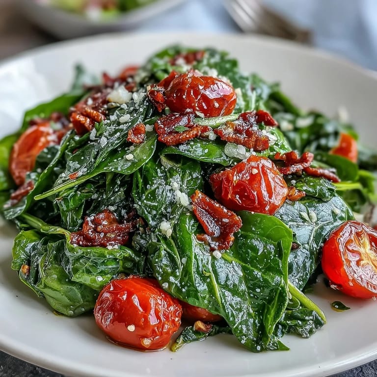 Zesty lemon vinaigrette coats dandelion greens, cherry tomatoes, and Parmesan in this easy, gluten-free salad, perfect as a starter or side.